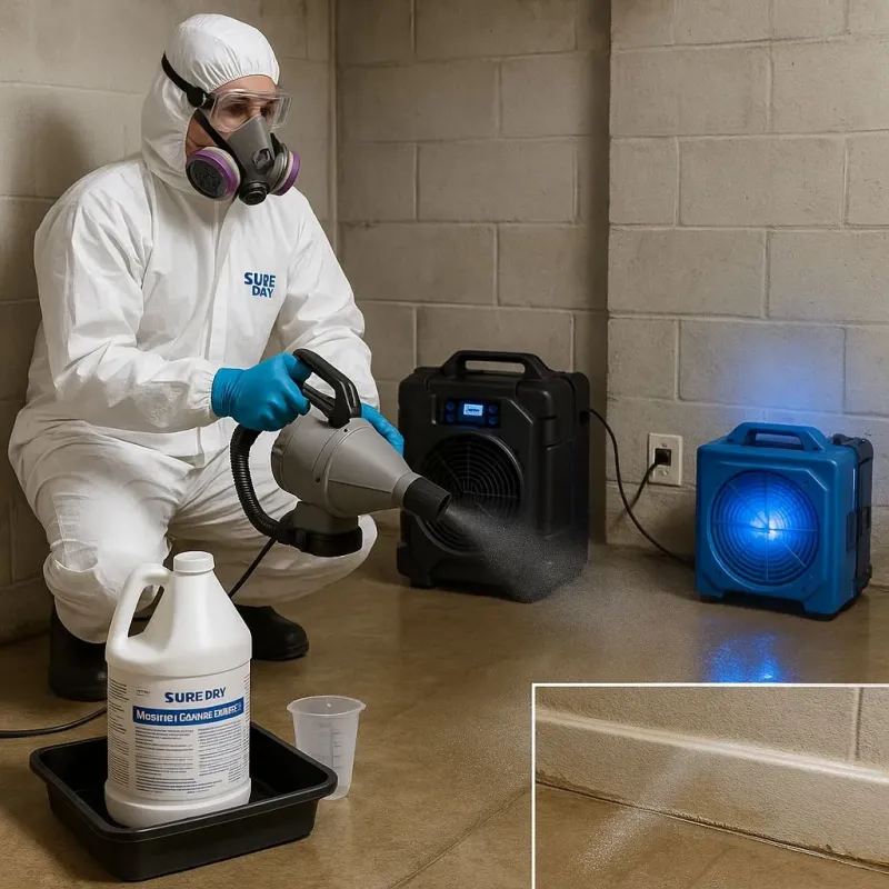 Sanitization and Odor Removal process in Devens, MA