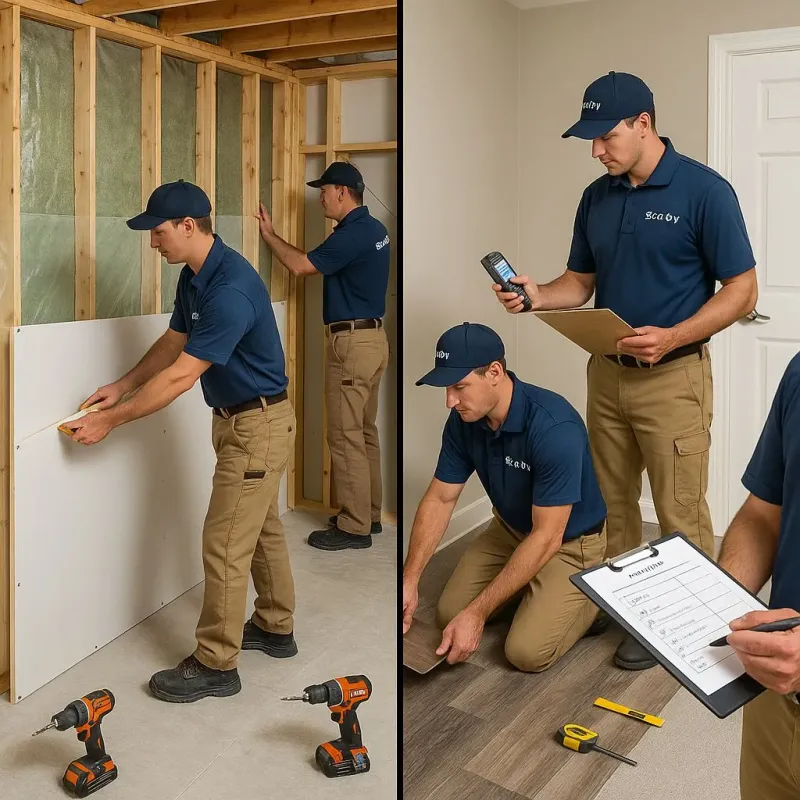 Repairs and Reconstruction process in Devens, MA